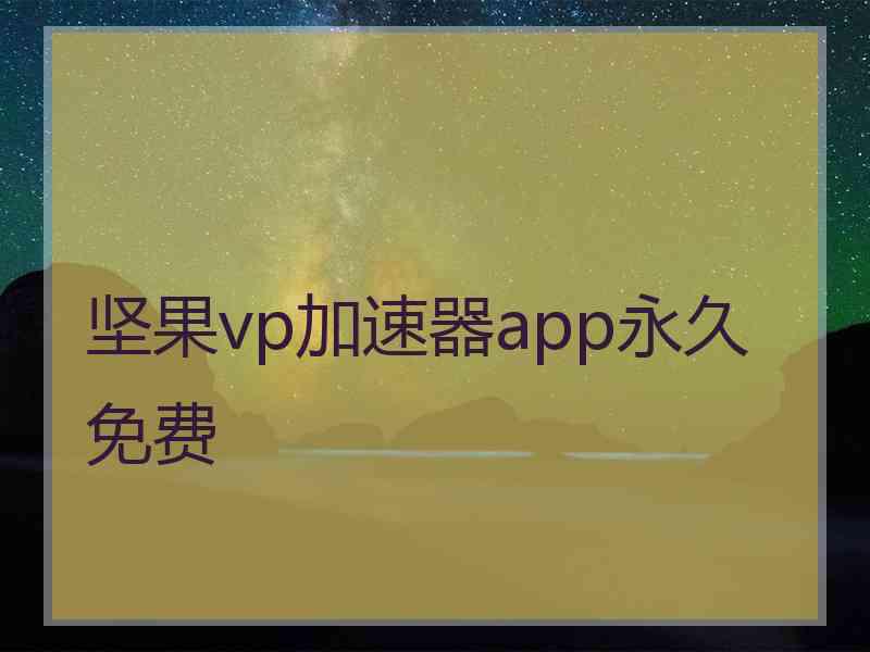 坚果vp加速器app永久免费 坚果vp加速器app永久免费