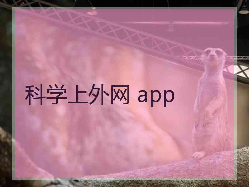 科学上外网 app 科学上外网 app