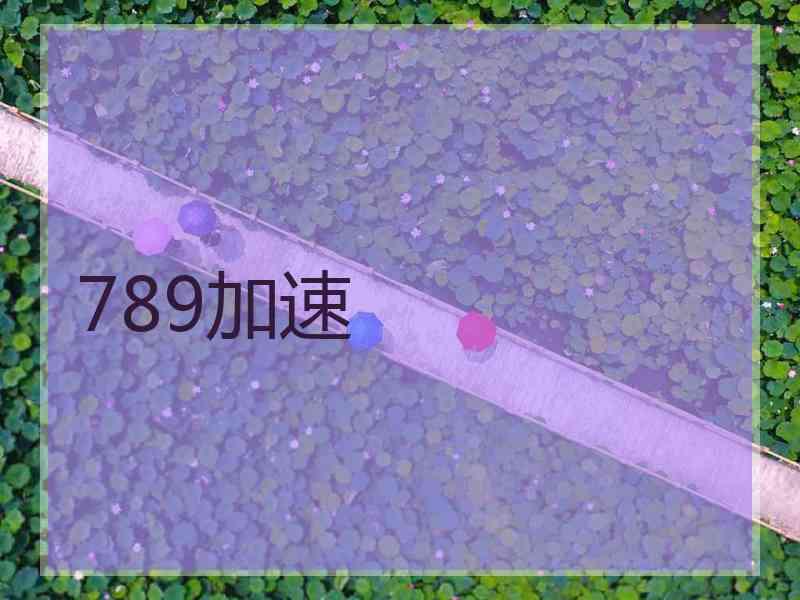 789加速 789加速