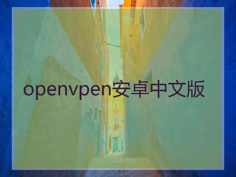 openvpen安卓中文版