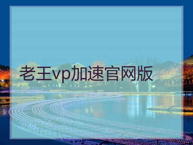 老王vp加速官网版