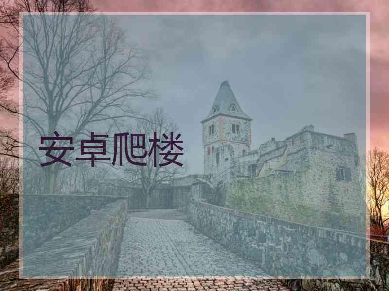 安卓爬楼 安卓爬楼