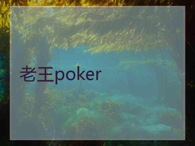 老王poker