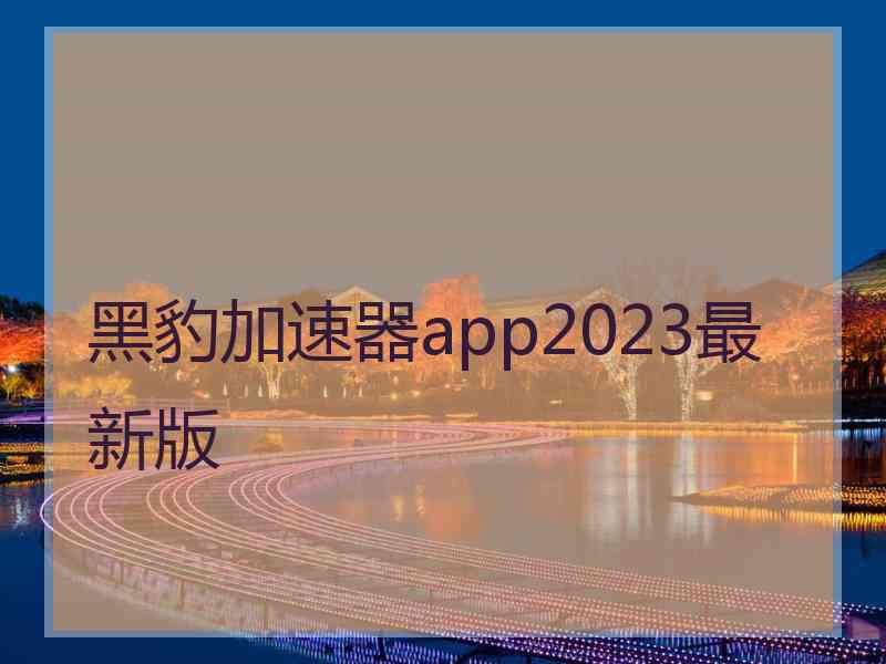 黑豹加速器app2023最新版