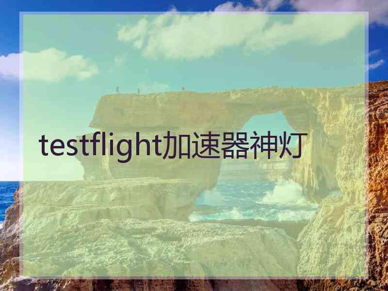 testflight加速器神灯