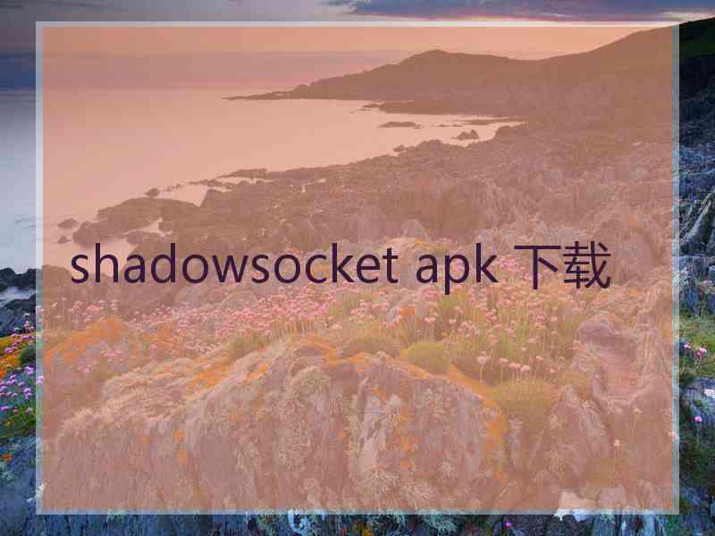 shadowsocket apk 下载