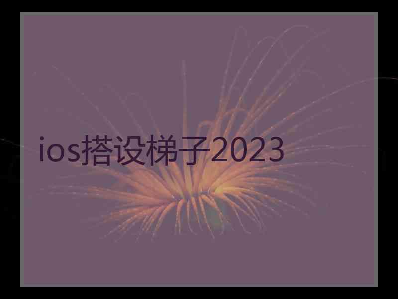 ios搭设梯子2023