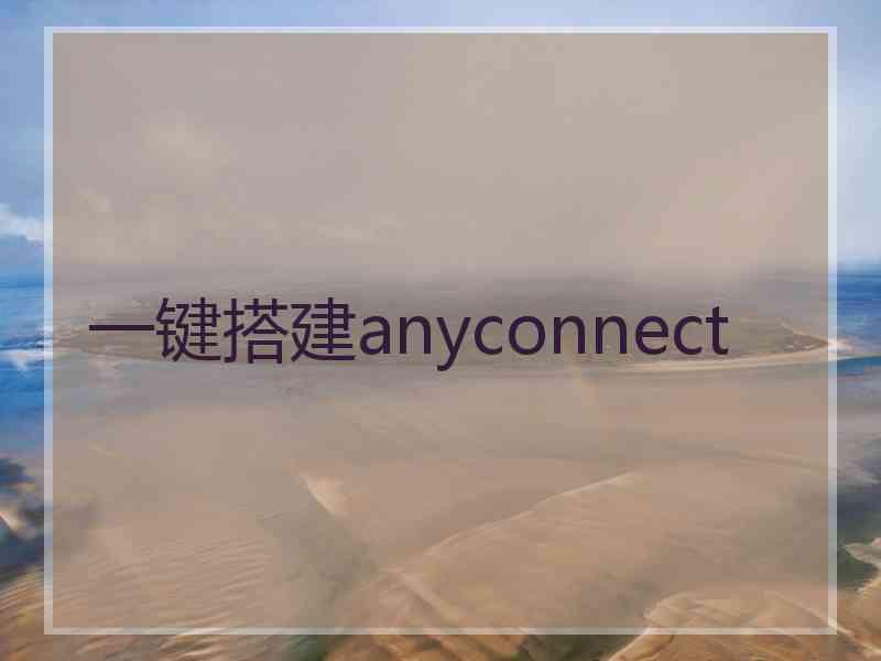 一键搭建anyconnect