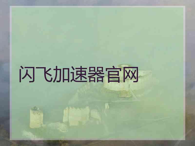 闪飞加速器官网