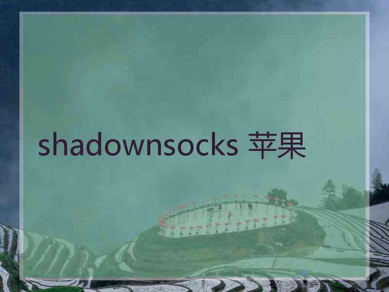 shadownsocks 苹果