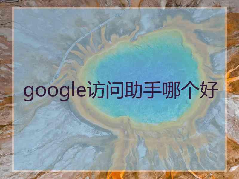 google访问助手哪个好