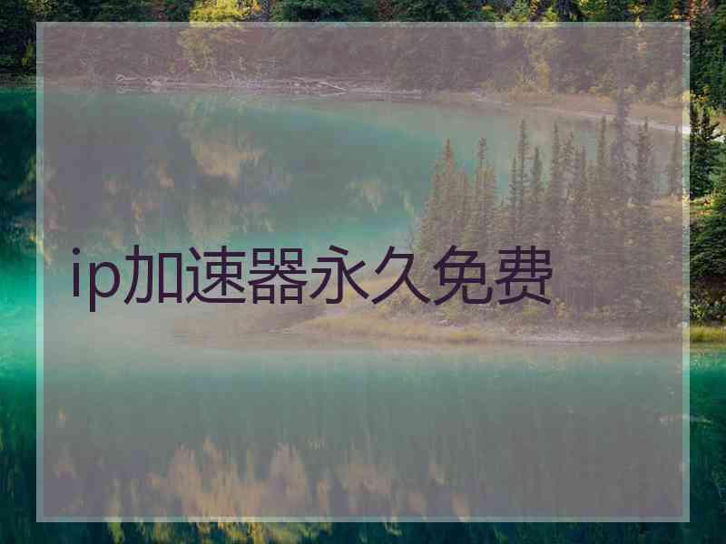 ip加速器永久免费