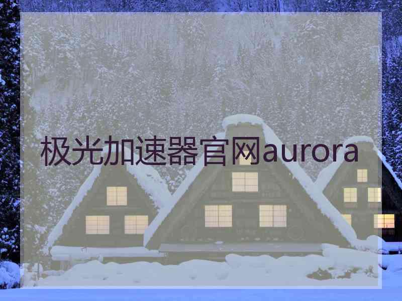 极光加速器官网aurora