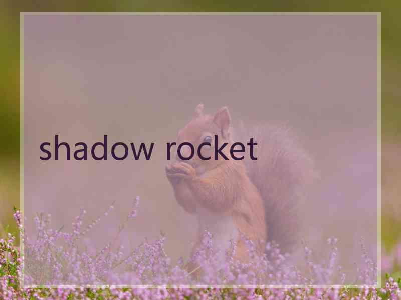 shadow rocket