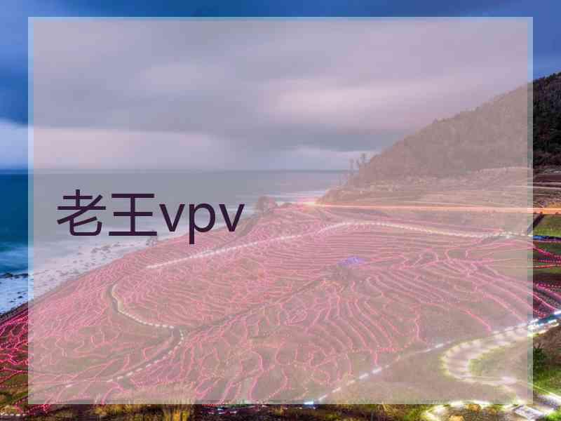 老王vpv