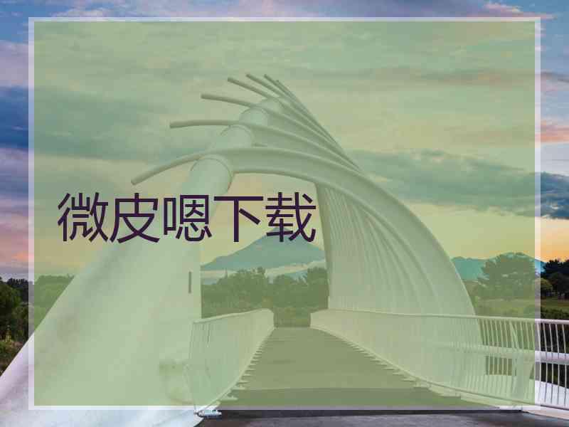 微皮嗯下载