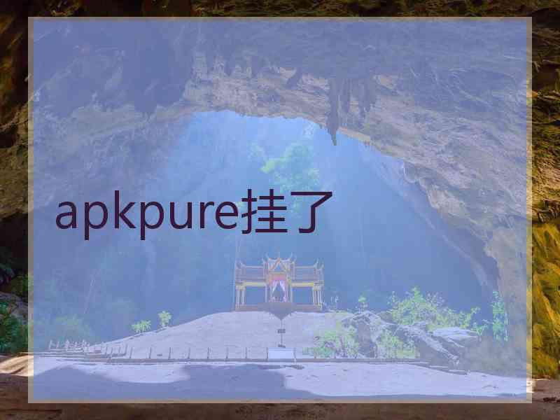 apkpure挂了