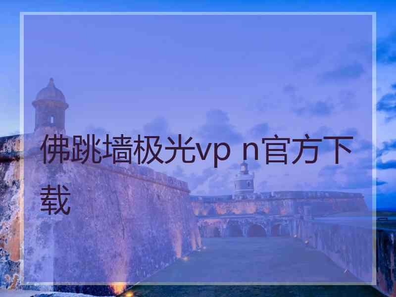 佛跳墙极光vp n官方下载