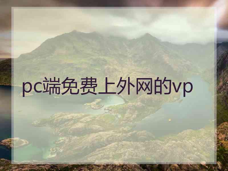 pc端免费上外网的vp