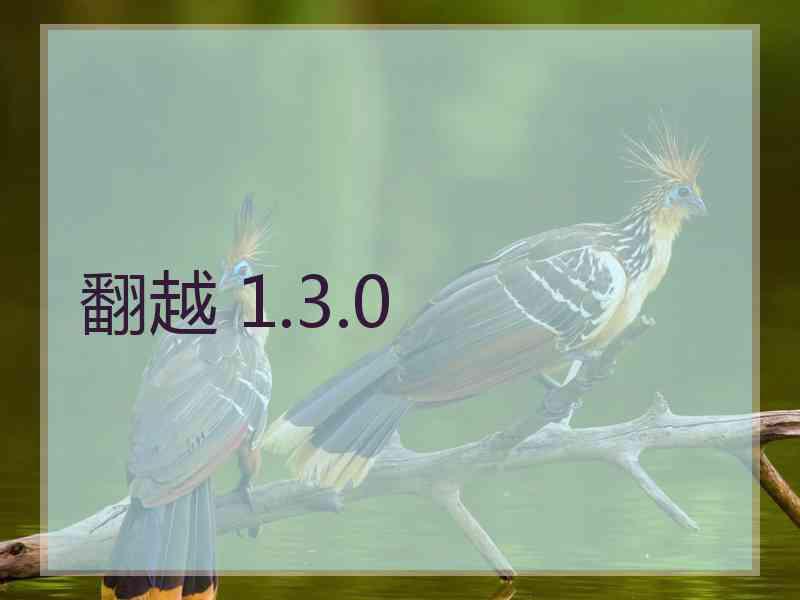 翻越 1.3.0