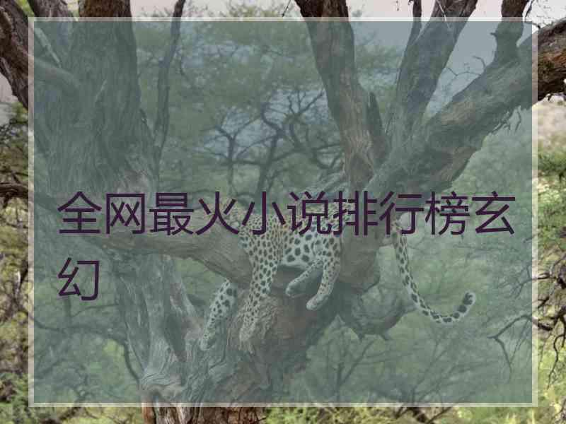 全网最火小说排行榜玄幻