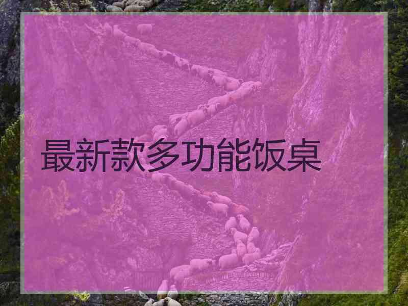 最新款多功能饭桌