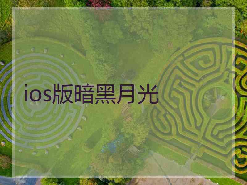 ios版暗黑月光