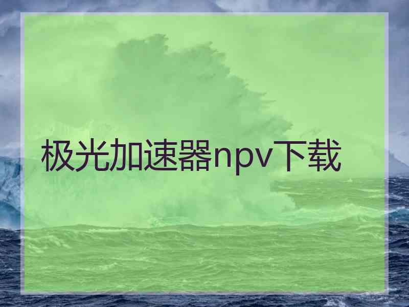 极光加速器npv下载