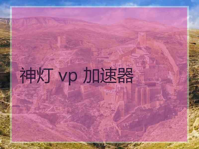 神灯 vp 加速器