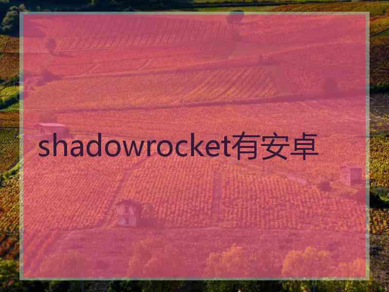 shadowrocket有安卓