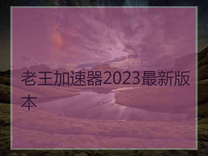 老王加速器2023最新版本