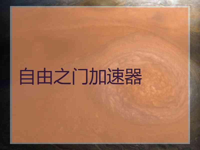 自由之门加速器