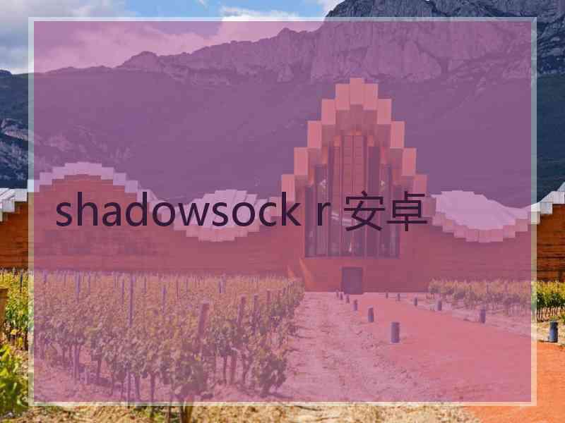 shadowsock r 安卓