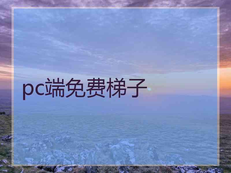 pc端免费梯子