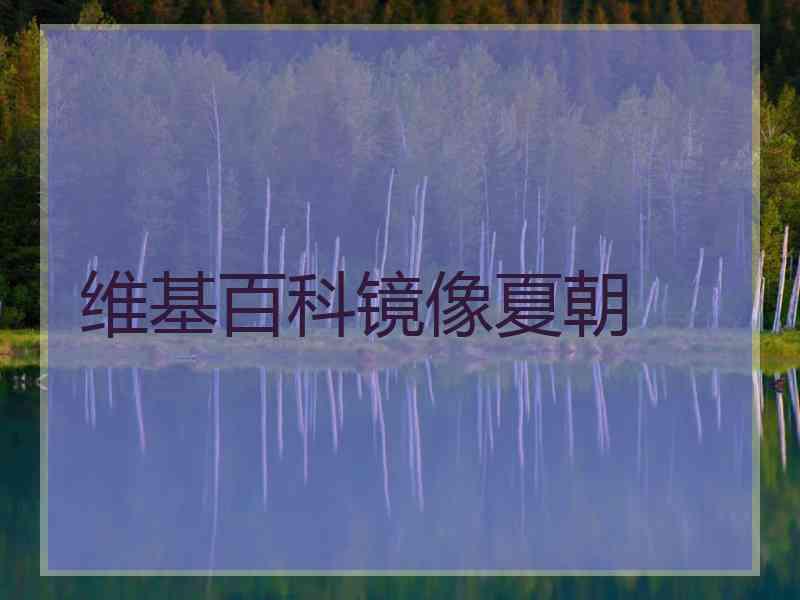 维基百科镜像夏朝