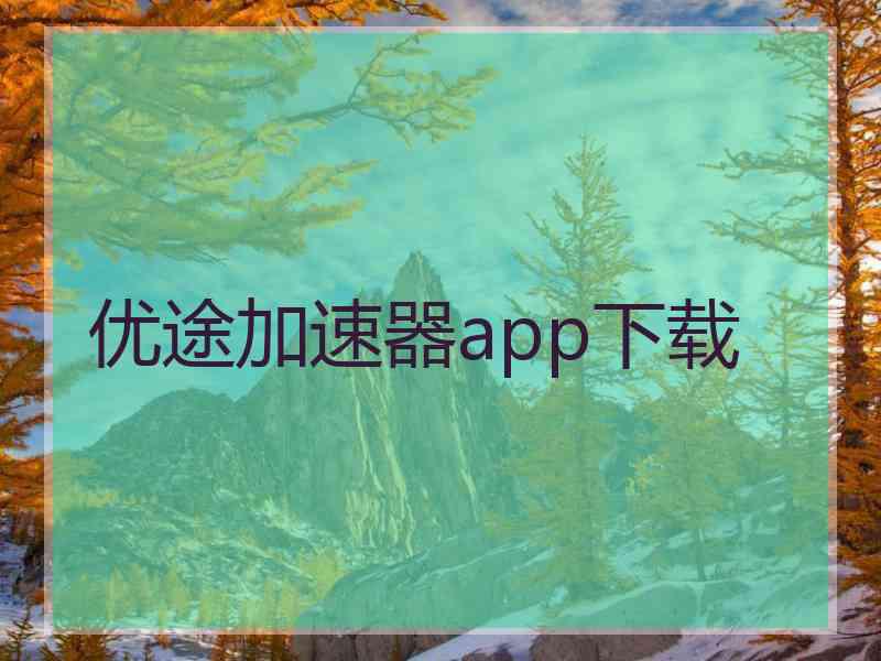 优途加速器app下载