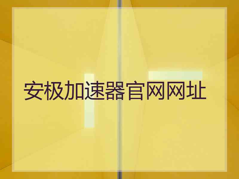 安极加速器官网网址