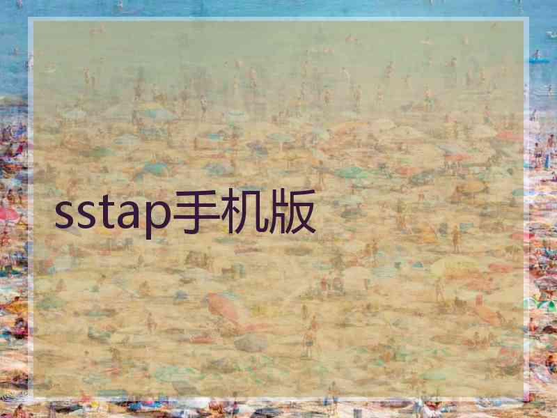 sstap手机版