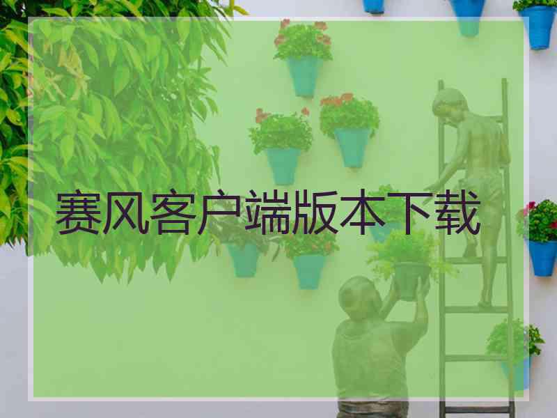 赛风客户端版本下载